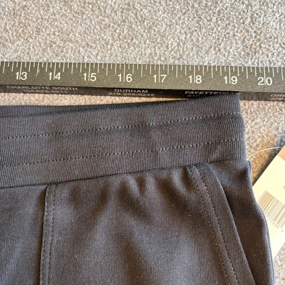 Chaps Womens XL Black Lounge Pants Lot of 2 NWT Wide Leg Drawstring Knit Cotton - Picture 6 of 7